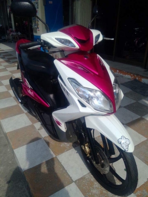 Mio 125 รุ่น GT (ล้อแม็กซ์) สีชมพู ขาว รถสวยอย่างหล่อ ขับดี ราคาถูกๆ