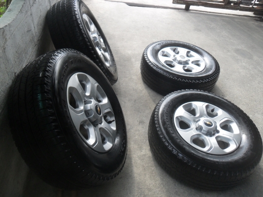 ล้อแม็ก 16นิ้ว 6รู เชฟ พร้อมยาง สวยๆ 4 ล้อ ลดราคาเหลือ 5500 บาท ล้อแม็ก 16นิ้ว 6รู เชฟ พร้อมยาง สวยๆ 4 ล้อ ลดราคาเหลือ 5500 บาท