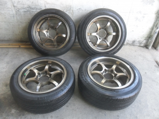 ล้อแม็ 17นิ้ว 6รู RG-D หน้า8หลัง9 พร้อมยาง สวยๆ 4 ล้อ ราคา 10900 บาท