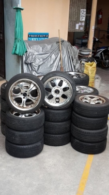 แม็กขอบ 15 พร้อมยาง เปิดตู้จากญี่ปุ่น แม็กขอบ 15 พร้อมยาง เปิดตู้จากญี่ปุ่น