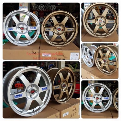 ล้อใหม่17"TE37 กว้าง7 4รู100 ชุดละ12,900฿