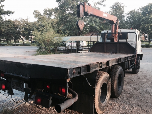 10ล้อติดเครน 4.5ตัน 195แรง..ISUZU จัมโบ้ คัสซีใหญ่ วางหัวร็อกหัวนอก เบรคทิฟฟี่ ลงเล่มพร้อม...