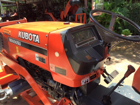ขายรถไถ Kubota M5000 SU(4WD) พร้อมใบมีดและผานพรวนLCS รถสวยพร้อมใช้งาน