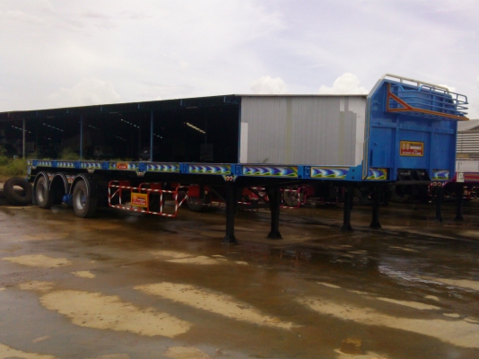 ขายหางพ่วงเทเลอร์ใหม่ 3 เพลา สนใจติดต่อสอบถามได้ที่ 081-9832626 (เฮียโชค)