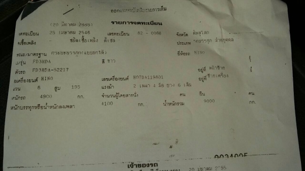 หกล้อดรั้มดิน เครื่อง 195 cc