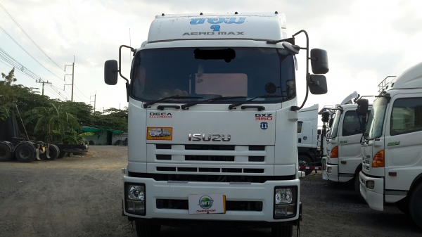 รถหัวลาก Isuzu 360 แรงม้า ปี 56 เข้าใหม่ 9 หัว วิ่ง 200,+++ กม/คัน สภาพสวยสด พร้อมใช้งาน ทดลองขับได้
