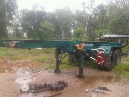 ขายรถบรรทุกหัวลาก 6 ล้อพร้อมหางก้างปลา 2 เพลา ราคา 600000