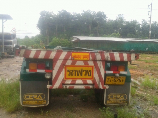 ขายรถบรรทุกหัวลาก 6 ล้อพร้อมหางก้างปลา 2 เพลา ราคา 600000