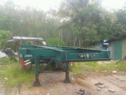 ขายรถบรรทุกหัวลาก 6 ล้อพร้อมหางก้างปลา 2 เพลา ราคา 600000