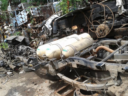 แชสซี ช่วงล่าง TATA XENON NGV ปี 2012  มีทะเบียนพร้อมชุดโอนดรรมสิทธ์