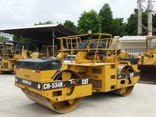 มาใหม่ รถบดอัดสั่นสะเทือน 10 ตัน CATERPILLAR CB-534B นำเข้าจาก USA แท้ 100\% สภาพสวย ไม่เคยใช้งานในไทย