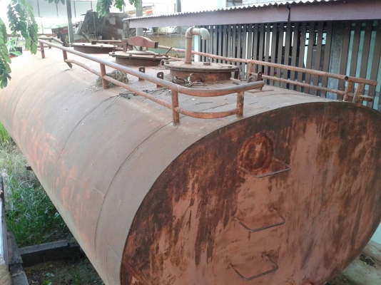 ถังน้ำ 8,000 ลิตร ใส่ 6 ล้อ แชสชี 72 เช็นต์ ยาว 4.10 เมตร  ราคา  48,000  บาท