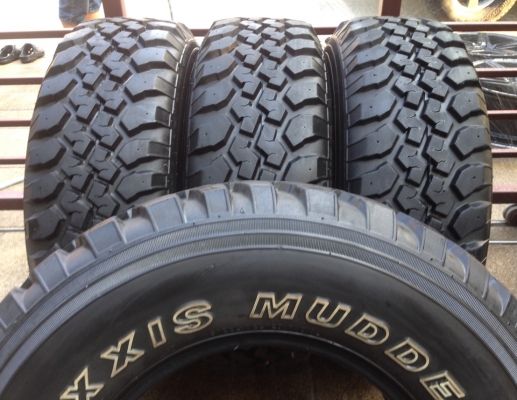 ยาง Mud Maxxis 265 75 16 ปี10 1คู่ สิ้นปี09 1คู่ ดอกคมๆ แทบไม่ได้ใช้ ไม่มีแตกลายงา ลงพื้นจริงปี12 ยาง Mud Maxxis 265 75 16 ปี10 1คู่ สิ้นปี09 1คู่ ดอกคมๆ แทบไม่ได้ใช้ ไม่มีแตกลายงา ลงพื้นจริงปี12