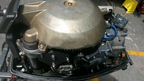 ขาย เครื่องเรือ YAMAHA 25 CV หาง 21 นำเข้าจากญี่ปุ่นสภาพพร้อมใช้ ราคา 38,000