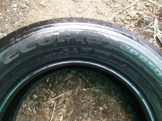 ขานยาง Bridgestone Ecopla 245/65R17 ยางสัปดาห์ที่11ปี14 ดอกยางหนาสดเท่ากันไม่มีปะ สวยๆ จำนวน 1 ชุด ขานยาง Bridgestone Ecopla 245/65R17 ยางสัปดาห์ที่11ปี14 ดอกยางหนาสดเท่ากันไม่มีปะ สวยๆ จำนวน 1 ชุด