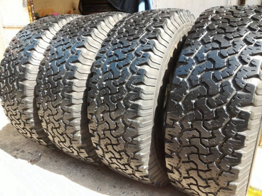 ขายล้อกล้วย  6 รู  8 x 16  พร้อมยาง  BF