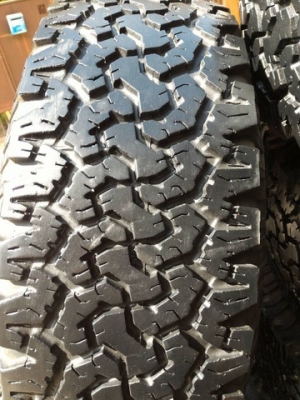 ขายล้อกล้วย  6 รู  8 x 16  พร้อมยาง  BF