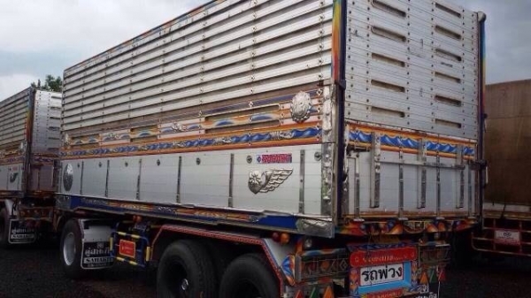 ขาย ISUZU 360 พ่วงแม่ลูก กระบะเนียมคอกเกษตรดั๊ม รถปี 55