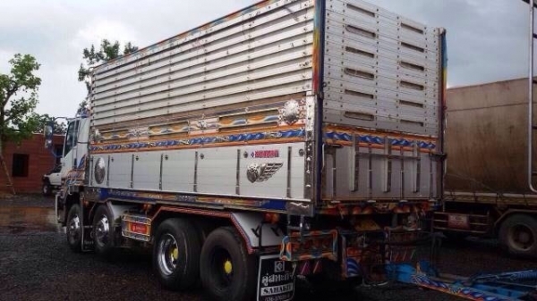 ขาย ISUZU 360 พ่วงแม่ลูก กระบะเนียมคอกเกษตรดั๊ม รถปี 55