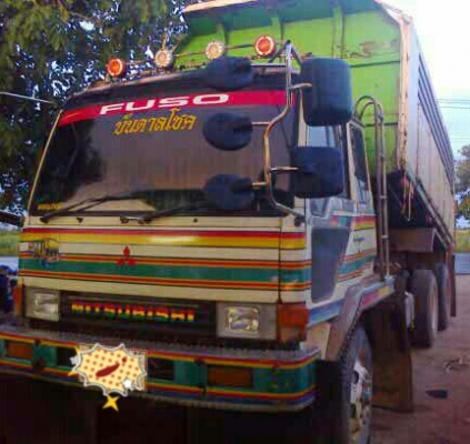 สิบล้อ มิตซู ไอ้หลง FN 527 MA 195โบว์ เกียร์10สปีส 2เพา สภาพดีสวยพร้อมใช้ ทะเบียนพร้อมโอน