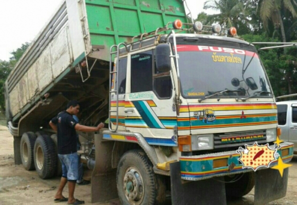 สิบล้อ มิตซู ไอ้หลง FN 527 MA 195โบว์ เกียร์10สปีส 2เพา สภาพดีสวยพร้อมใช้ ทะเบียนพร้อมโอน