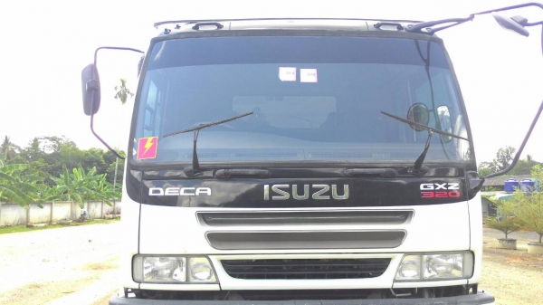 ขายรถบรรทุก 22 ล้อพ่วงแม่ลูกดัมพ์ ISUZU DECA 320 แรงม้าปี 2551 ลูกพ่วงสามมิตร 3 เพลาปี 2551 ราคา 1950000
