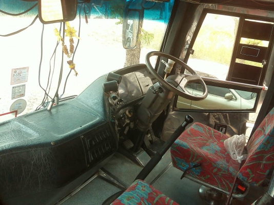 ขายตัวถังรถบัสแอร์ 6 ล้อ 12 เมตรพร้อมชุดแอร์ มีห้องล่าง