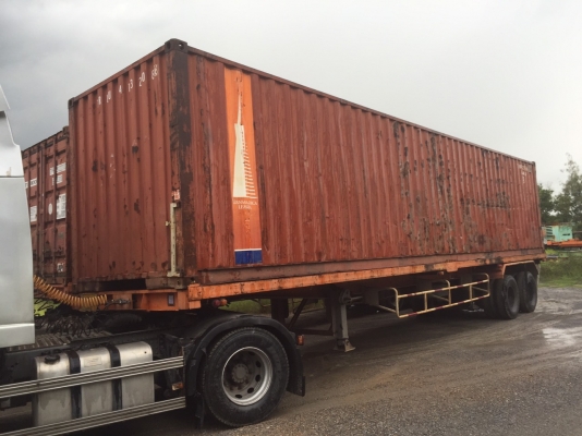 ขายตู้คอนเทนเนอร์40ฟุต ราคาลูกละ 60,000 บาท