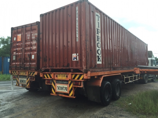 ขายตู้คอนเทนเนอร์40ฟุต ราคาลูกละ 60,000 บาท