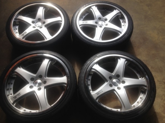 ล้อเเท้ OZ ITALY ใส่เบ้นขอบ19หน้า8หลัง9อ๊อฟ35 5รู112เก่าญี่ปุ่นแท้สภาพสวย