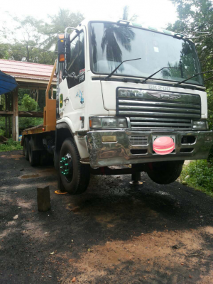 ขายรถบรรทุก 10 ล้อเทรลเลอร์ HINO เปอร์เฟีย เครื่อง V8 390 แรงม้า 2 เพลา ราคา 1050000