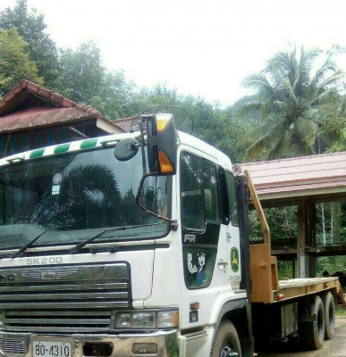 ขายรถบรรทุก 10 ล้อเทรลเลอร์ HINO เปอร์เฟีย เครื่อง V8 390 แรงม้า 2 เพลา ราคา 1050000