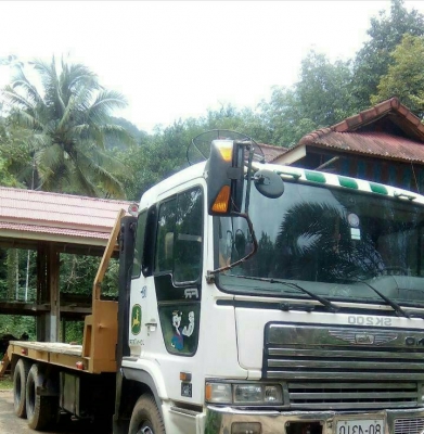 ขายรถบรรทุก 10 ล้อเทรลเลอร์ HINO เปอร์เฟีย เครื่อง V8 390 แรงม้า 2 เพลา ราคา 1050000