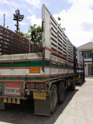 ขายรถบรรทุก 24 ล้อพ่วงแม่ลูกรั้วไม่ดัมพ์ ISUZU DECA 360 แรงม้าปี 2555 ลูกพ่วง 3 เพลา ราคา 2400000