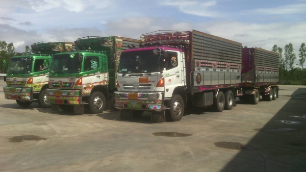 ขายรถบรรทุก 22 ล้อพ่วงแม่ลูกดัมพ์มิเนียมคอกเกษตร HINO MEGA 344 แรงม้าปี 2554 ลูกพ่วงอู่ ซีทีทรัค 3 เพลา ราคา 2650000