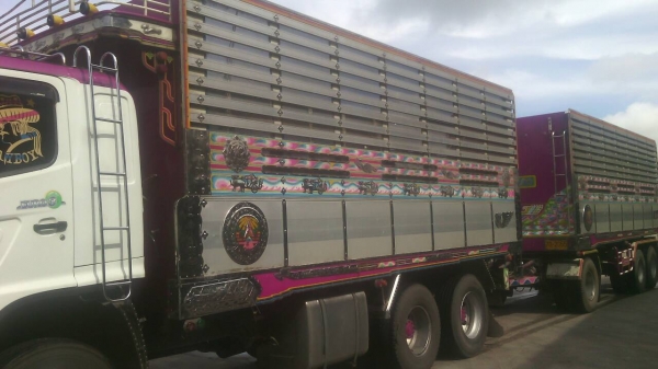 ขายรถบรรทุก 22 ล้อพ่วงแม่ลูกดัมพ์มิเนียมคอกเกษตร HINO MEGA 344 แรงม้าปี 2554 ลูกพ่วงอู่ ซีทีทรัค 3 เพลา ราคา 2650000