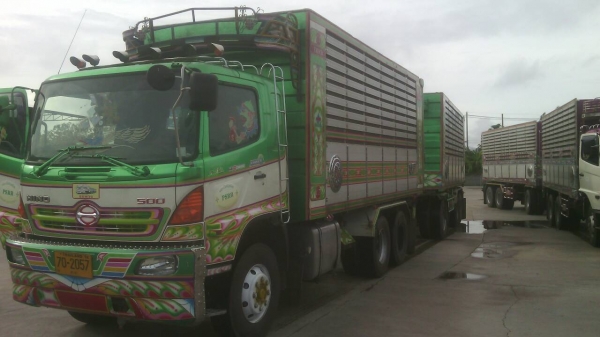 ขายรถบรรทุก 22 ล้อพ่วงแม่ลูกดัมพ์มิเนียมคอกเกษตร HINO MEGA 344 แรงม้าปี 2554 ลูกพ่วงอู่ ซีทีทรัค 3 เพลา ราคา 2650000