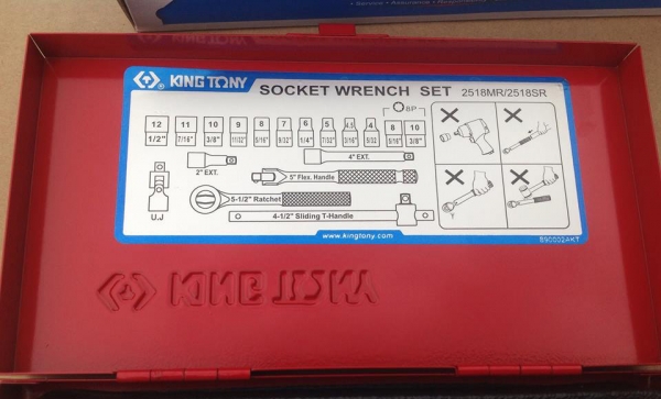 ชุดบล็อก KINGTONY 1/4"