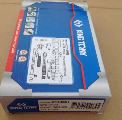 ชุดบล็อก KINGTONY 1/4"