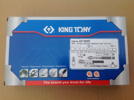 ชุดบล็อก KINGTONY 1/4"