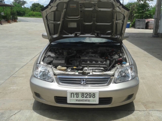 ขายรถเก๋ง HONDA CIVIC ปี 1999/2542 สภาพสวยเดิมพร้อมใช้ เกียร์ออโต้ แอร์เย็น เครื่องเสียงครบ ทะเบียนพร้อมโอนครับ ขายรถเก๋ง HONDA CIVIC ปี 1999/2542 สภาพสวยเดิมพร้อมใช้ เกียร์ออโต้ แอร์เย็น เครื่องเสียงครบ ทะเบียนพร้อมโอนครับ