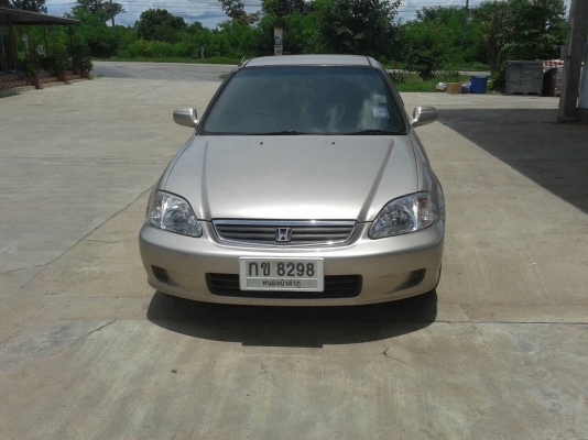 ขายรถเก๋ง HONDA CIVIC ปี 1999/2542 สภาพสวยเดิมพร้อมใช้ เกียร์ออโต้ แอร์เย็น เครื่องเสียงครบ ทะเบียนพร้อมโอนครับ ขายรถเก๋ง HONDA CIVIC ปี 1999/2542 สภาพสวยเดิมพร้อมใช้ เกียร์ออโต้ แอร์เย็น เครื่องเสียงครบ ทะเบียนพร้อมโอนครับ