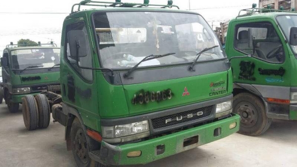 ขายรถหกล้อ MITSUBISHI cantae 115 หัวลากคัชซี มีเกียร์ฝากพร้อมเอกสารพร้อมโอนราคา370,000