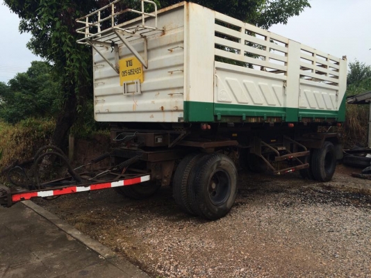 ลูกพ่วงสามมิตร ดั้ม 2เพลาสถาพดี ราคาถูก ต่อรองได้