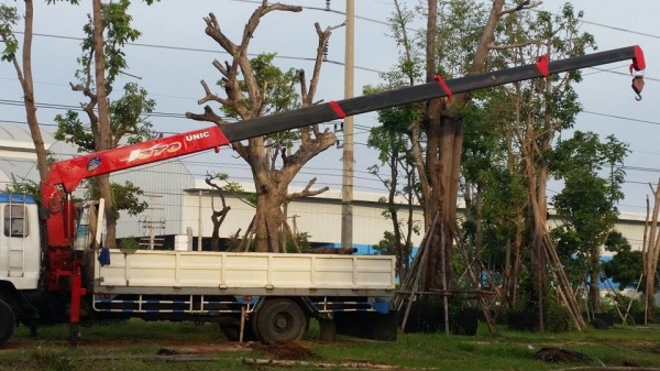 ขายเครน 3.6 ตัน 5ปอก4ชัก ขาสลับ ยูนิค