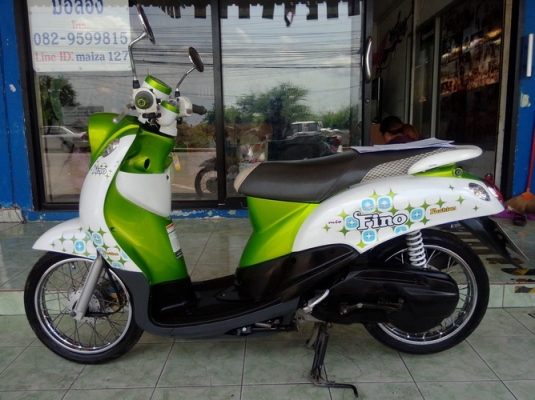 Yamaha Fino ลายแฟชั่น รถปี54 เดิมๆสวยๆถูกๆครับ Yamaha Fino ลายแฟชั่น รถปี54 เดิมๆสวยๆถูกๆครับ