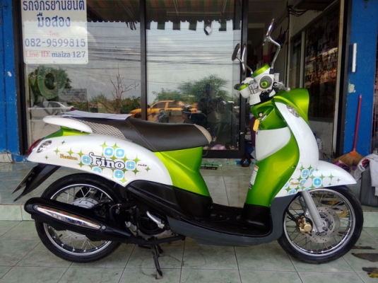 Yamaha Fino ลายแฟชั่น รถปี54 เดิมๆสวยๆถูกๆครับ Yamaha Fino ลายแฟชั่น รถปี54 เดิมๆสวยๆถูกๆครับ