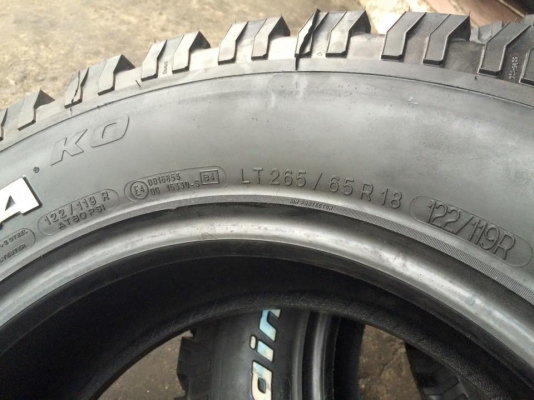 BF Goodrich All-Terrain 265 65 r18 ยางใหม่ปี 15