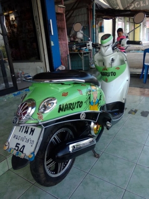 Yamaha Fino ลาย นารูโตะ สีตรงเล่ม ล้อแม็กซ์ VIP สวยๆถูกๆครับ Yamaha Fino ลาย นารูโตะ สีตรงเล่ม ล้อแม็กซ์ VIP สวยๆถูกๆครับ