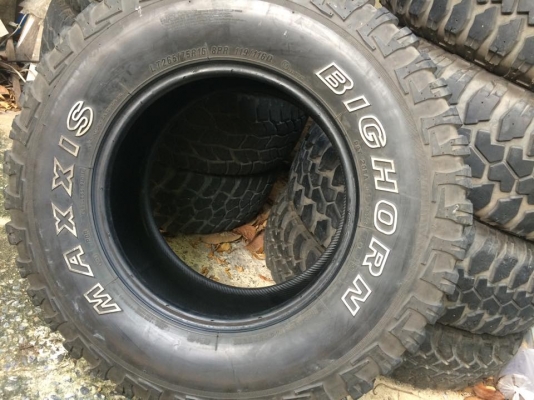 Maxxis Bighorn MT762 ขนาด 265 75 r16 ยางมือ2 ผลิตปี13 Maxxis Bighorn MT762 ขนาด 265 75 r16 ยางมือ2 ผลิตปี13